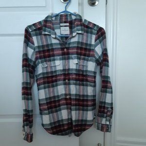 American Eagle Plaid Flannel Shirt